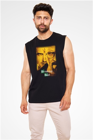 Breaking Bad Heisenberg Siyah Unisex Kolsuz Tişört
