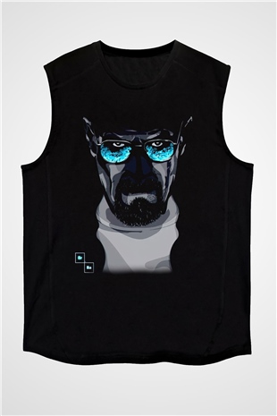 Breaking Bad Heisenberg Siyah Unisex Kolsuz Tişört