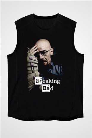 Breaking Bad Heisenberg Siyah Unisex Kolsuz Tişört
