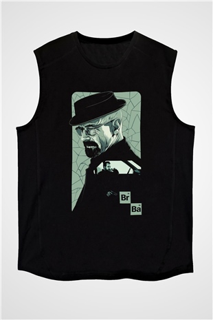Breaking Bad Heisenberg Siyah Unisex Kolsuz Tişört