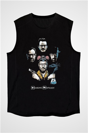 Breaking Bad Heisenberg Siyah Unisex Kolsuz Tişört