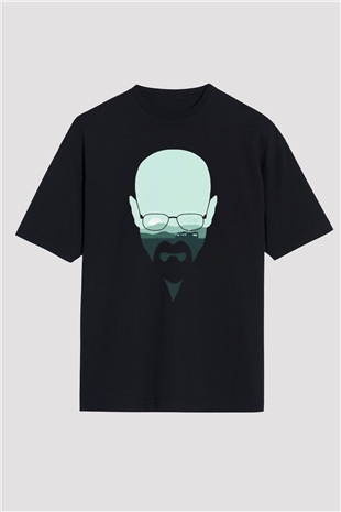 Breaking Bad Heisenberg Siyah Unisex Oversize Tişört T-Shirt
