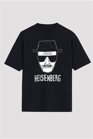 Breaking Bad Heisenberg Siyah Unisex Oversize Tişört T-Shirt