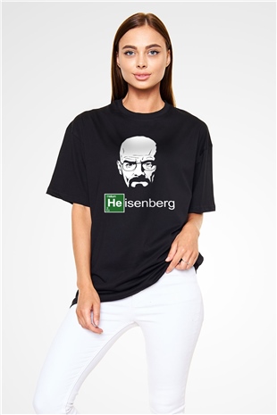 Breaking Bad Heisenberg Siyah Unisex Oversize Tişört T-Shirt