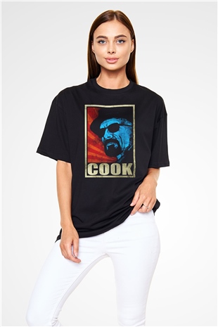 Breaking Bad Heisenberg Siyah Unisex Oversize Tişört T-Shirt