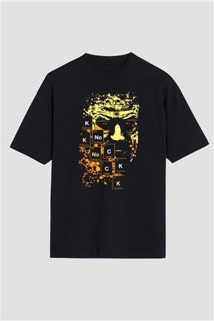 Breaking Bad Heisenberg Siyah Unisex Oversize Tişört T-Shirt