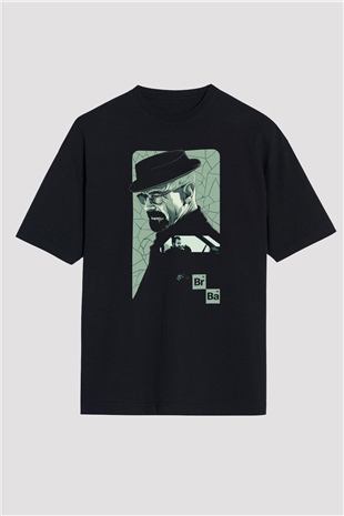 Breaking Bad Heisenberg Siyah Unisex Oversize Tişört T-Shirt