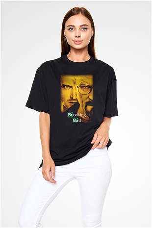 Breaking Bad Heisenberg Siyah Unisex Oversize Tişört T-Shirt