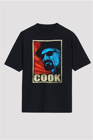 Breaking Bad Heisenberg Siyah Unisex Oversize Tişört T-Shirt