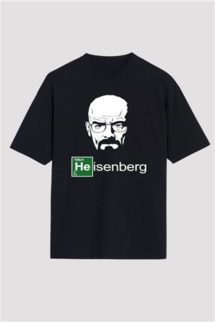 Breaking Bad Heisenberg Siyah Unisex Oversize Tişört T-Shirt