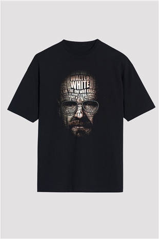 Breaking Bad Heisenberg Siyah Unisex Oversize Tişört T-Shirt
