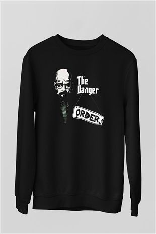 Breaking Bad Heisenberg Siyah Unisex Sweatshirt