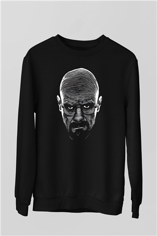 Breaking Bad Heisenberg Siyah Unisex Sweatshirt