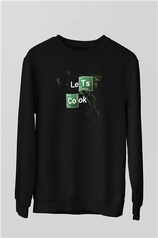 Breaking Bad Heisenberg Siyah Unisex Sweatshirt