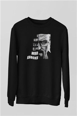 Breaking Bad Heisenberg Siyah Unisex Sweatshirt