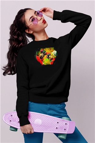 Breaking Bad Heisenberg Siyah Unisex Sweatshirt
