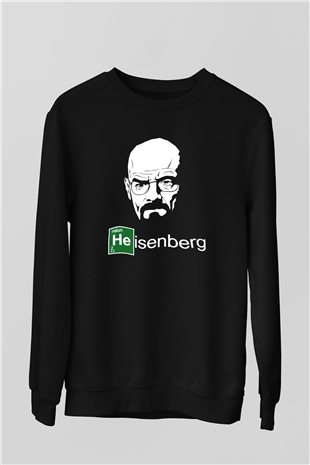 Breaking Bad Heisenberg Siyah Unisex Sweatshirt