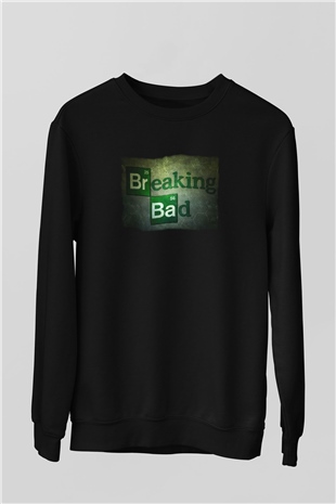 Breaking Bad Heisenberg Siyah Unisex Sweatshirt