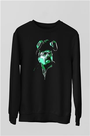 Breaking Bad Heisenberg Siyah Unisex Sweatshirt