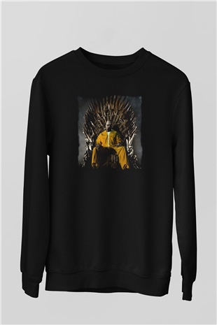 Breaking Bad Heisenberg Siyah Unisex Sweatshirt