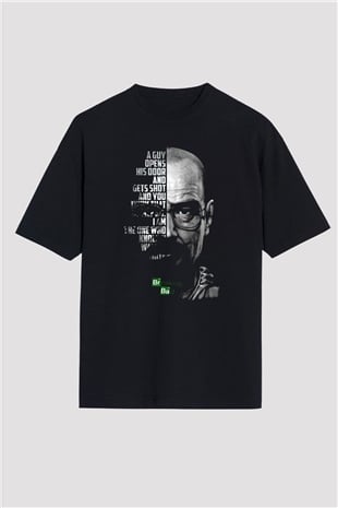 Breaking Bad Heisenberg Siyah Oversize Tişört Oversize T-shirt