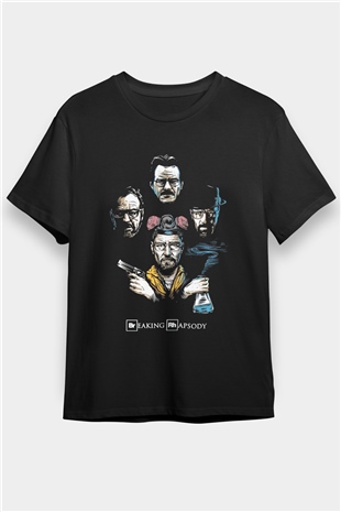 Breaking Bad Heisenberg Siyah Unisex Tişört T-Shirt