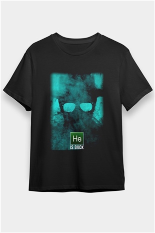 Breaking Bad Heisenberg Siyah Unisex Tişört T-Shirt