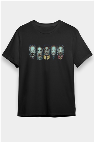 Breaking Bad Heisenberg Siyah Unisex Tişört T-Shirt