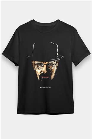 Breaking Bad Heisenberg Siyah Unisex Tişört T-Shirt
