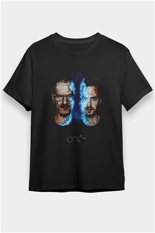 Breaking Bad Heisenberg Siyah Unisex Tişört T-Shirt