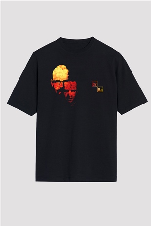 Breaking Bad Heisenberg Siyah Oversize Tişört Oversize T-shirt