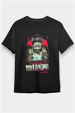 Breaking Bad Heisenberg Siyah Unisex Tişört T-Shirt