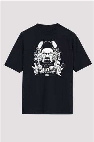 Breaking Bad Heisenberg Siyah Oversize Tişört Oversize T-shirt