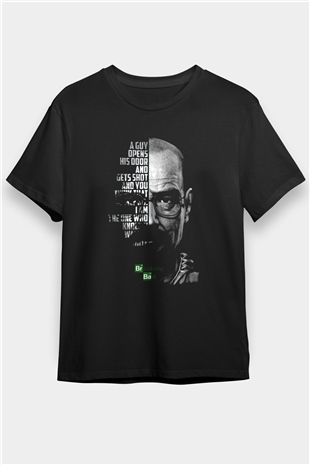 Breaking Bad Heisenberg Siyah Unisex Tişört T-Shirt