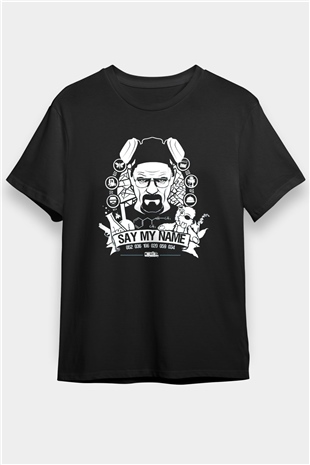 Breaking Bad Heisenberg Siyah Unisex Tişört T-Shirt