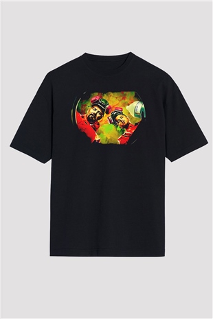 Breaking Bad Heisenberg Siyah Oversize Tişört Oversize T-shirt