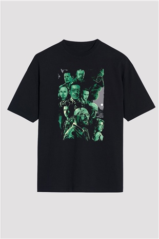 Breaking Bad Heisenberg Siyah Oversize Tişört Oversize T-shirt