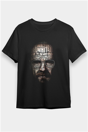 Breaking Bad Heisenberg Siyah Unisex Tişört T-Shirt