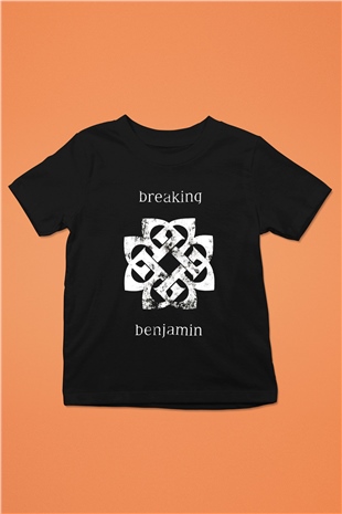 Breaking Benjamin Baskılı Siyah Unisex Çocuk Tişört