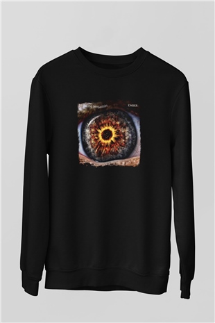 Breaking Benjamin Baskılı Unisex Siyah Sweatshirt