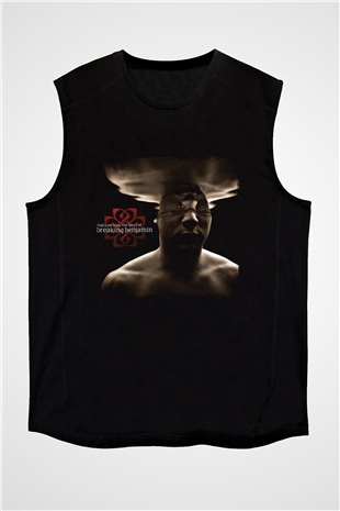 Breaking Benjamin Baskılı Unisex Siyah Kolsuz Tişört