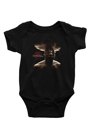 Breaking Benjamin Baskılı Unisex Siyah Bebek Body - Zıbın