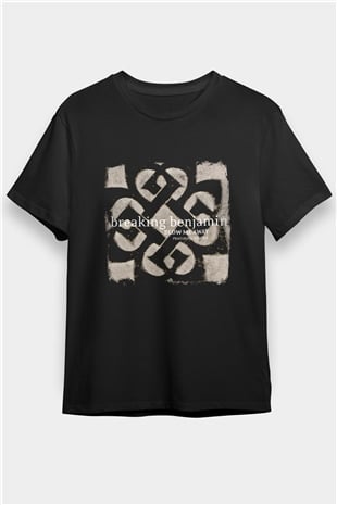 Breaking Benjamin Baskılı Unisex Siyah Tişört
