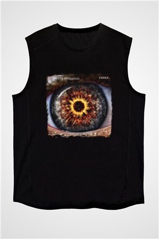 Breaking Benjamin Baskılı Unisex Siyah Kolsuz Tişört