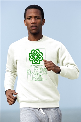 Breaking Benjamin Beyaz Unisex Sweatshirt