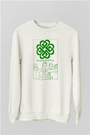 Breaking Benjamin Beyaz Unisex Sweatshirt