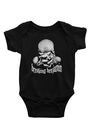 Breaking Benjamin Siyah Bebek Body - Zıbın