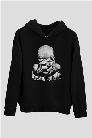 Breaking Benjamin Siyah Unisex Kapüşonlu Sweatshirt