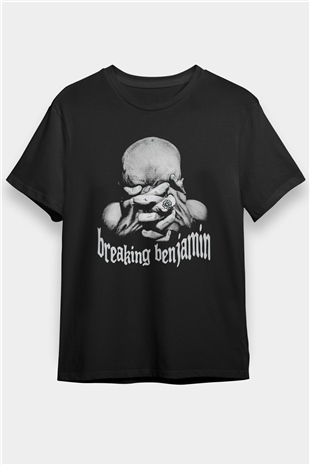 Breaking Benjamin Siyah Unisex Tişört T-Shirt - TişörtFabrikası