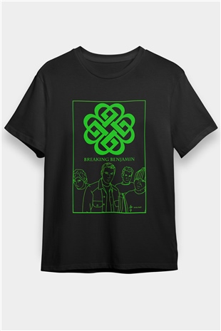 Breaking Benjamin Siyah Unisex Tişört T-Shirt - TişörtFabrikası